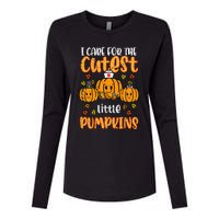 Pumpkins Nurse Halloween Scrub Top Fall Thanksgiving Women Womens Cotton Relaxed Long Sleeve T-Shirt