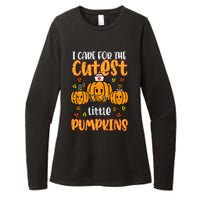 Pumpkins Nurse Halloween Scrub Top Fall Thanksgiving Women Womens CVC Long Sleeve Shirt