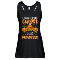 Pumpkins Nurse Halloween Scrub Top Fall Thanksgiving Women Ladies Essential Flowy Tank