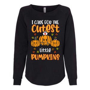 Pumpkins Nurse Halloween Scrub Top Fall Thanksgiving Women Womens California Wash Sweatshirt