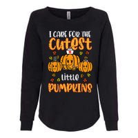 Pumpkins Nurse Halloween Scrub Top Fall Thanksgiving Women Womens California Wash Sweatshirt