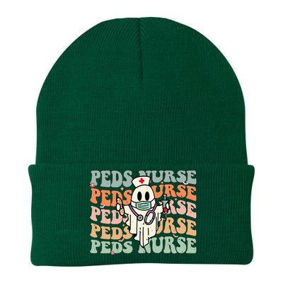 Pediatric Nurse Halloween Pediatric Nursing Funny Peds Nurse Knit Cap Winter Beanie