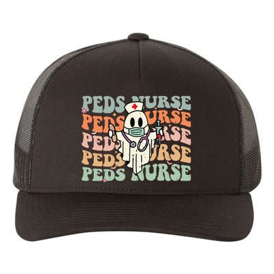 Pediatric Nurse Halloween Pediatric Nursing Funny Peds Nurse Yupoong Adult 5-Panel Trucker Hat