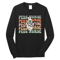 Pediatric Nurse Halloween Pediatric Nursing Funny Peds Nurse Long Sleeve Shirt