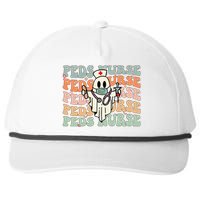 Pediatric Nurse Halloween Pediatric Nursing Funny Peds Nurse Snapback Five-Panel Rope Hat