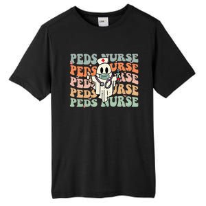 Pediatric Nurse Halloween Pediatric Nursing Funny Peds Nurse Tall Fusion ChromaSoft Performance T-Shirt