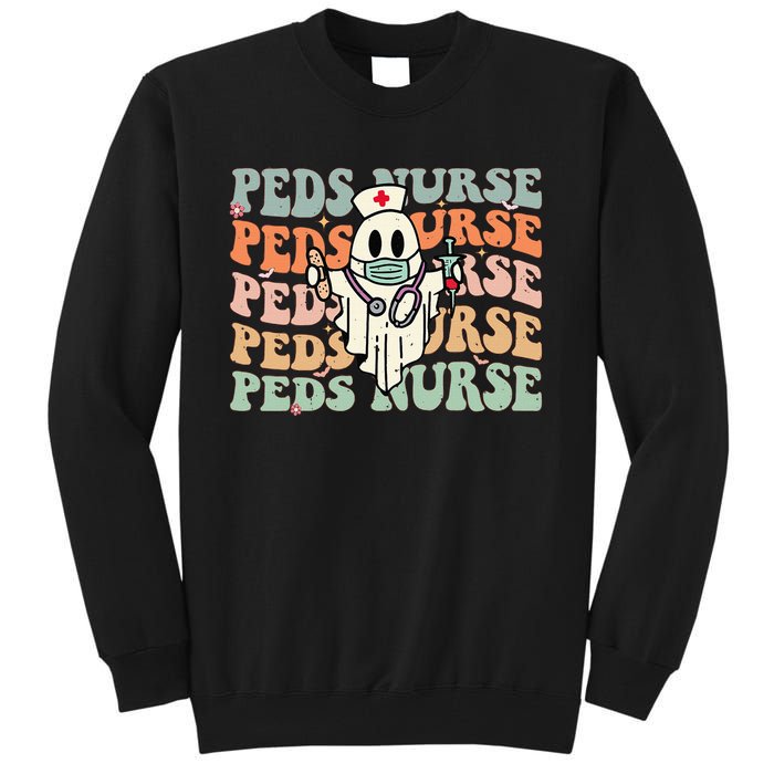 Pediatric Nurse Halloween Pediatric Nursing Funny Peds Nurse Tall Sweatshirt