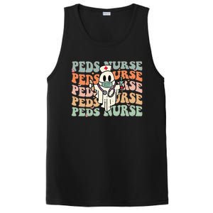 Pediatric Nurse Halloween Pediatric Nursing Funny Peds Nurse PosiCharge Competitor Tank