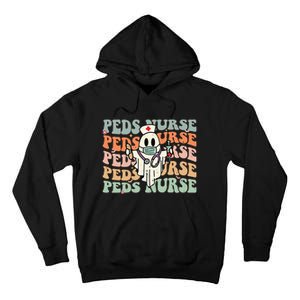 Pediatric Nurse Halloween Pediatric Nursing Funny Peds Nurse Tall Hoodie