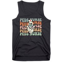 Pediatric Nurse Halloween Pediatric Nursing Funny Peds Nurse Tank Top