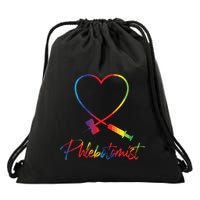 Phlebotomist Needle Heart Healthcare Worker Phlebotomy Drawstring Bag