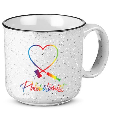Phlebotomist Needle Heart Healthcare Worker Phlebotomy 15oz Campfire Ceramic Mug