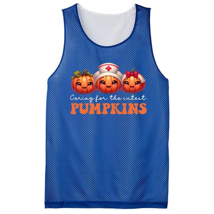 Pumpkins Nurse Halloween Scrub Top Fall Thanksgiving Cool Gift Mesh Reversible Basketball Jersey Tank