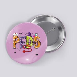 Pediatric Nurse Halloween Pediatric Nursing Funny Peds Nurse Button