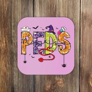 Pediatric Nurse Halloween Pediatric Nursing Funny Peds Nurse Coaster