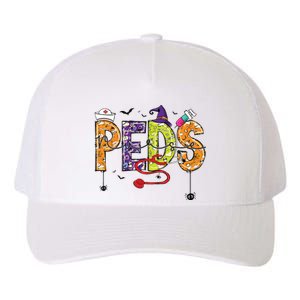 Pediatric Nurse Halloween Pediatric Nursing Funny Peds Nurse Yupoong Adult 5-Panel Trucker Hat