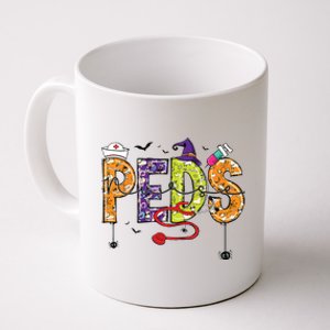 Pediatric Nurse Halloween Pediatric Nursing Funny Peds Nurse Coffee Mug