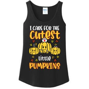 Pumpkins Nurse Halloween Scrub Top Fall Thanksgiving Women Ladies Essential Tank