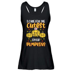 Pumpkins Nurse Halloween Scrub Top Fall Thanksgiving Women Ladies Essential Flowy Tank