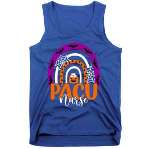 Pacu Nurse Halloween Costume Nurses Pumpkin Rainbow Nursing Gift Tank Top