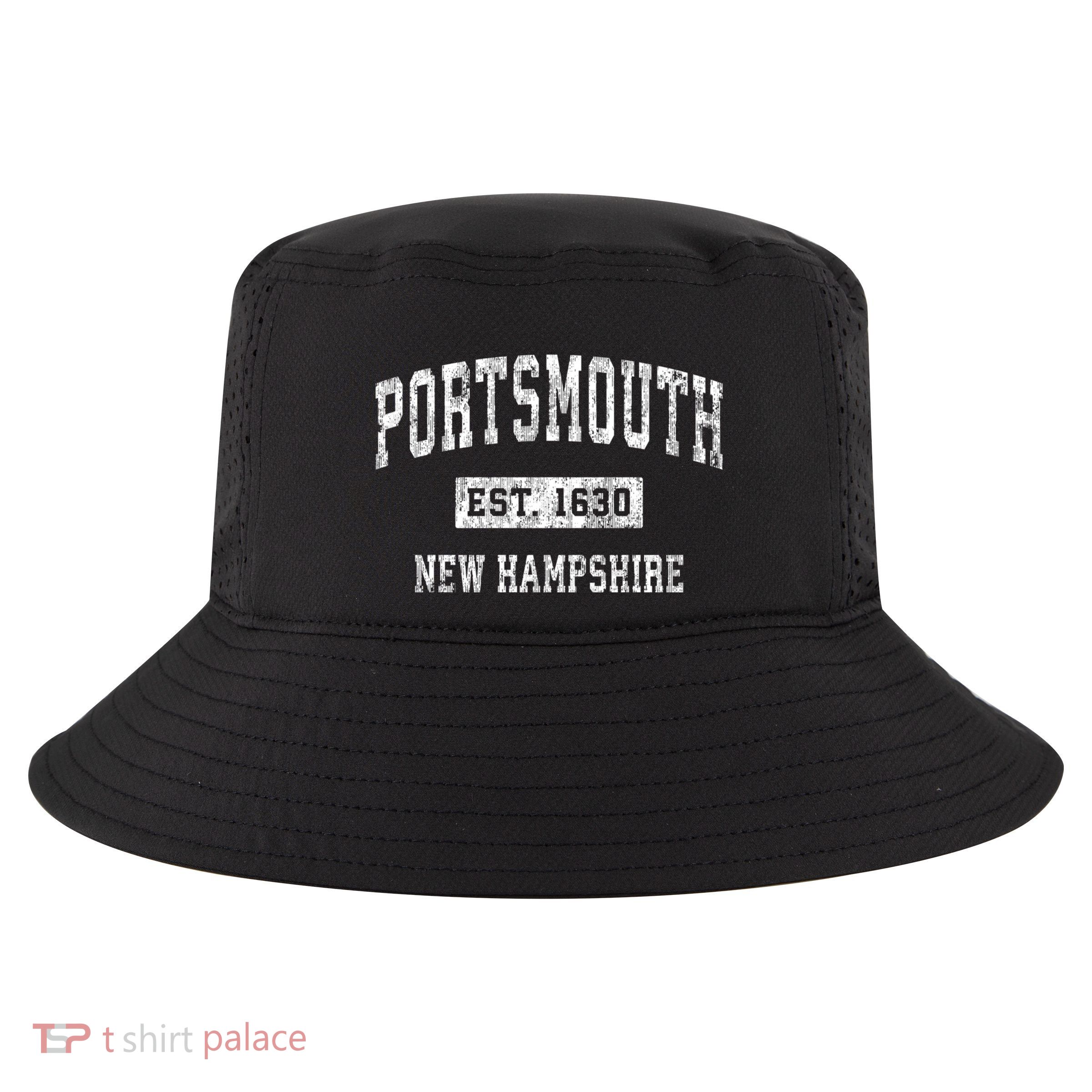 Portsmouth New Hampshire Nh Vintage Sports Cool Comfort Performance Bucket Hat