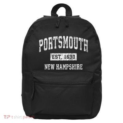 Portsmouth New Hampshire Nh Vintage Sports 16 in Basic Backpack