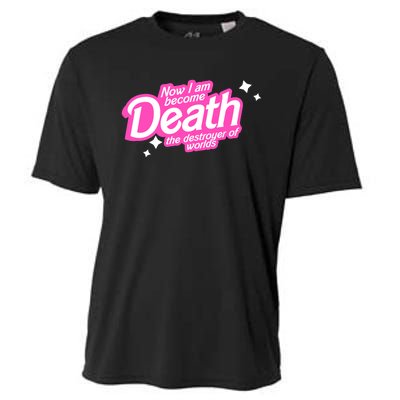 Pinkheimer Now I Am Become Death The Destroyer Of Worlds Cooling Performance Crew T-Shirt