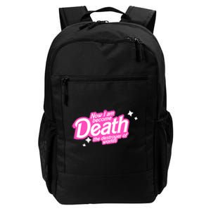 Pinkheimer Now I Am Become Death The Destroyer Of Worlds Daily Commute Backpack