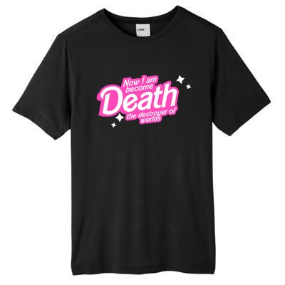 Pinkheimer Now I Am Become Death The Destroyer Of Worlds Tall Fusion ChromaSoft Performance T-Shirt