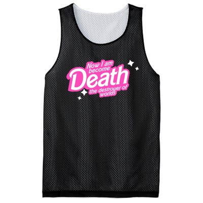 Pinkheimer Now I Am Become Death The Destroyer Of Worlds Mesh Reversible Basketball Jersey Tank