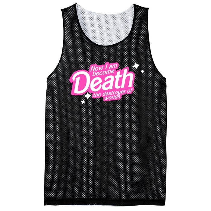 Pinkheimer Now I Am Become Death The Destroyer Of Worlds Mesh Reversible Basketball Jersey Tank