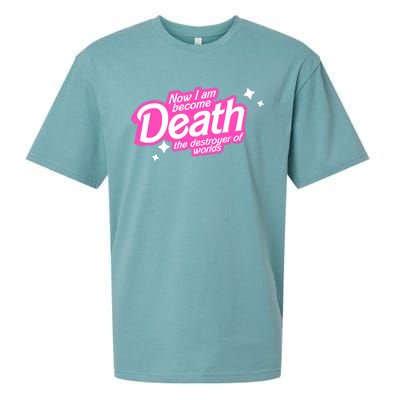 Pinkheimer Now I Am Become Death The Destroyer Of Worlds Sueded Cloud Jersey T-Shirt