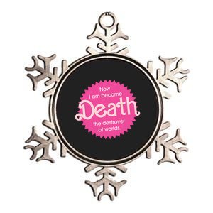 Pinkheimer Now I Am Become Death The Destroyer Of Worlds Metallic Star Ornament