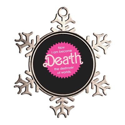 Pinkheimer Now I Am Become Death The Destroyer Of Worlds Metallic Star Ornament