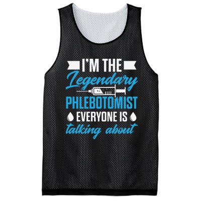 Phlebotomist Nurse IM The Legendary Phlebotomist Sweat Mesh Reversible Basketball Jersey Tank