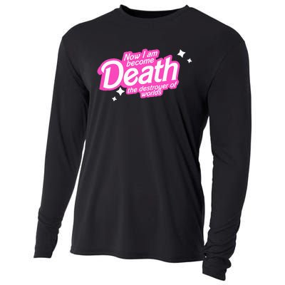 Pinkheimer Now I Am Become Death The Destroyer Of Worlds Cooling Performance Long Sleeve Crew