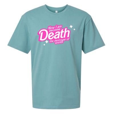 Pinkheimer Now I Am Become Death The Destroyer Of Worlds Sueded Cloud Jersey T-Shirt