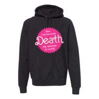 Pinkheimer Now I Am Become Death The Destroyer Of Worlds Premium Hoodie