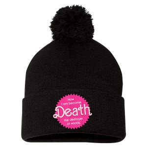 Pinkheimer Now I Am Become Death The Destroyer Of Worlds Pom Pom 12in Knit Beanie