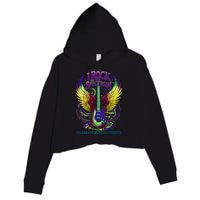 Proud Neurodiversity I ROCK THE SPECTRUM Autism Awareness Crop Fleece Hoodie