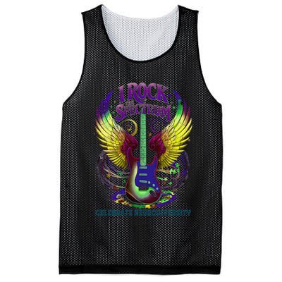 Proud Neurodiversity I ROCK THE SPECTRUM Autism Awareness Mesh Reversible Basketball Jersey Tank