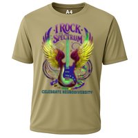 Proud Neurodiversity I ROCK THE SPECTRUM Autism Awareness Cooling Performance Crew T-Shirt