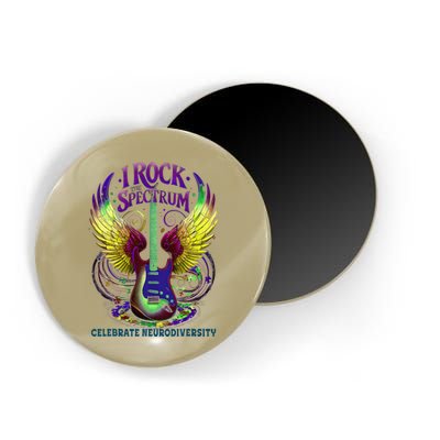 Proud Neurodiversity I ROCK THE SPECTRUM Autism Awareness Magnet