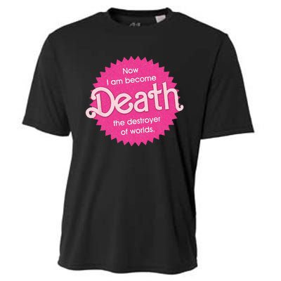 Pinkheimer Now I Am Become Death The Destroyer Of Worlds Cooling Performance Crew T-Shirt