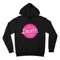 Pinkheimer Now I Am Become Death The Destroyer Of Worlds Tall Hoodie