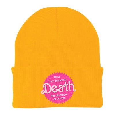 Pinkheimer Now I Am Become Death The Destroyer Of Worlds Knit Cap Winter Beanie