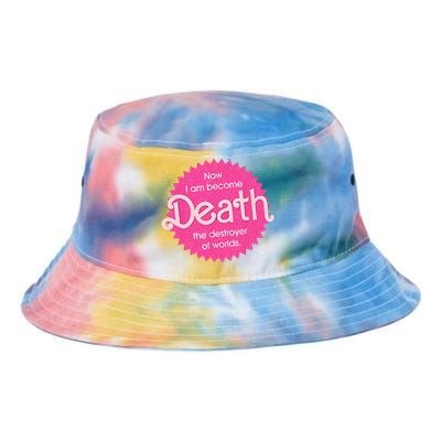 Pinkheimer Now I Am Become Death The Destroyer Of Worlds Tie Dye Newport Bucket Hat