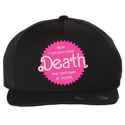 Pinkheimer Now I Am Become Death The Destroyer Of Worlds Wool Snapback Cap