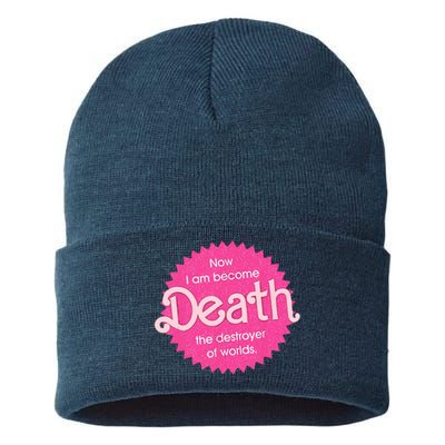 Pinkheimer Now I Am Become Death The Destroyer Of Worlds Sustainable Knit Beanie