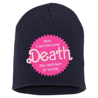 Pinkheimer Now I Am Become Death The Destroyer Of Worlds Short Acrylic Beanie